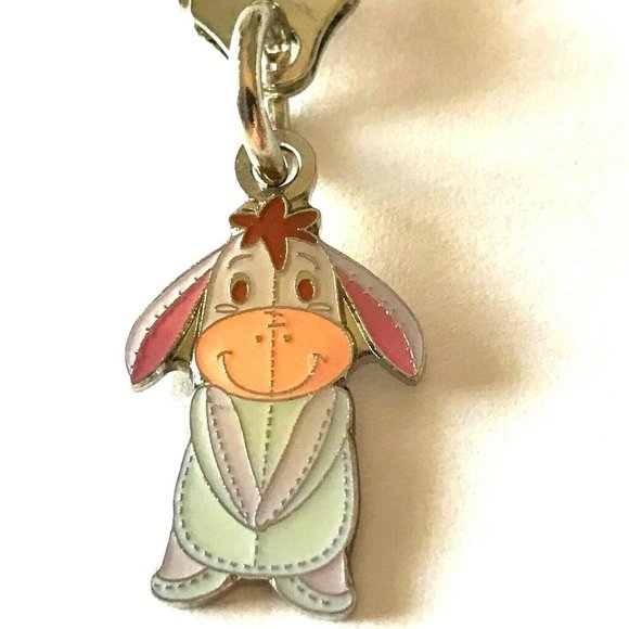 Vintage Disney Eeyore Zipper Pull Purse Charm Winnie The Pooh Vintage Disneyana - Picture 2 of 7